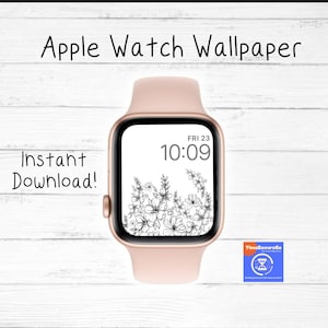 Apple Watch Wallpaper, Spring Flowers Watch Wallpaper, Apple Watch Face, Watch Background, Apple Watch Face Design, Apple Watch Accessories