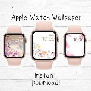 Apple Watch Wallpaper, Spring Wallpaper, Apple Watch Face, Set of Three, Watch Background, Apple Watch Face Design, Apple Watch Accessories