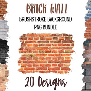 Background PNG bundle brick wall, background sublimation file, wall background, brushstroke background png bundle, brick wall sublimate png