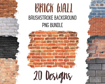Background PNG bundle brick wall, background sublimation file, wall background, brushstroke background png bundle, brick wall sublimate png