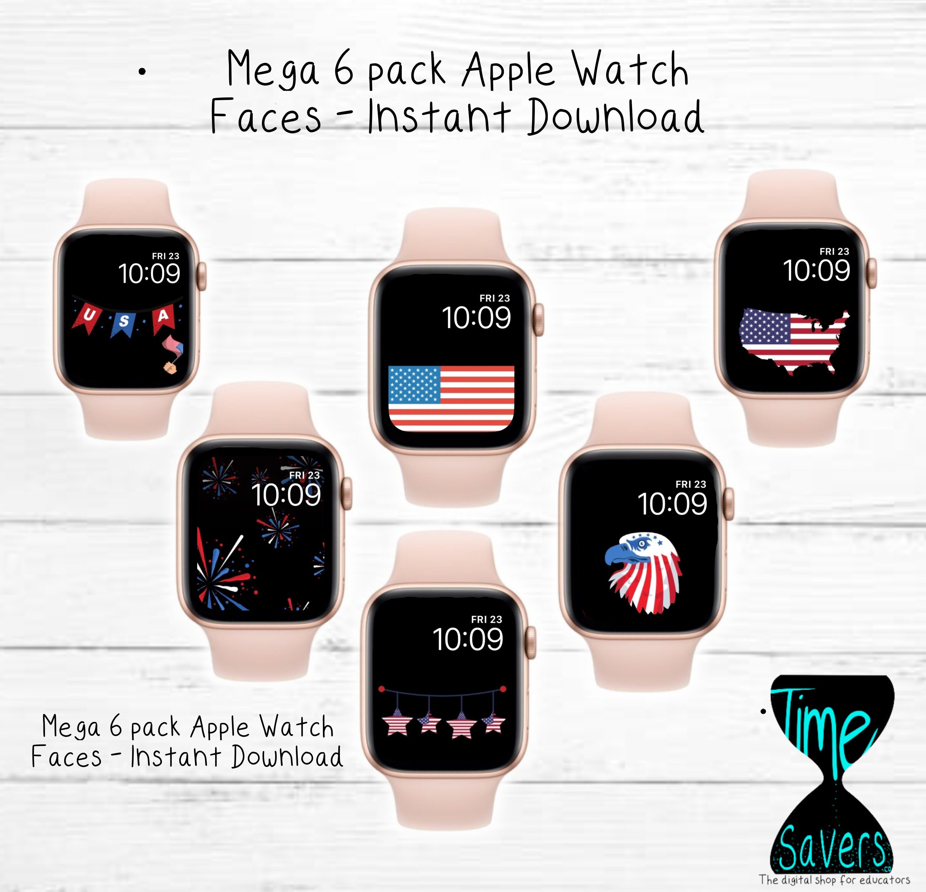 Apple Watch Wallpaper USA Watch Face America Watch | Etsy