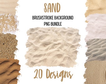 Sand Background PNG bundle, Sandy Beach background sublimation, footprints sand brushstroke background, beach background sublimate png