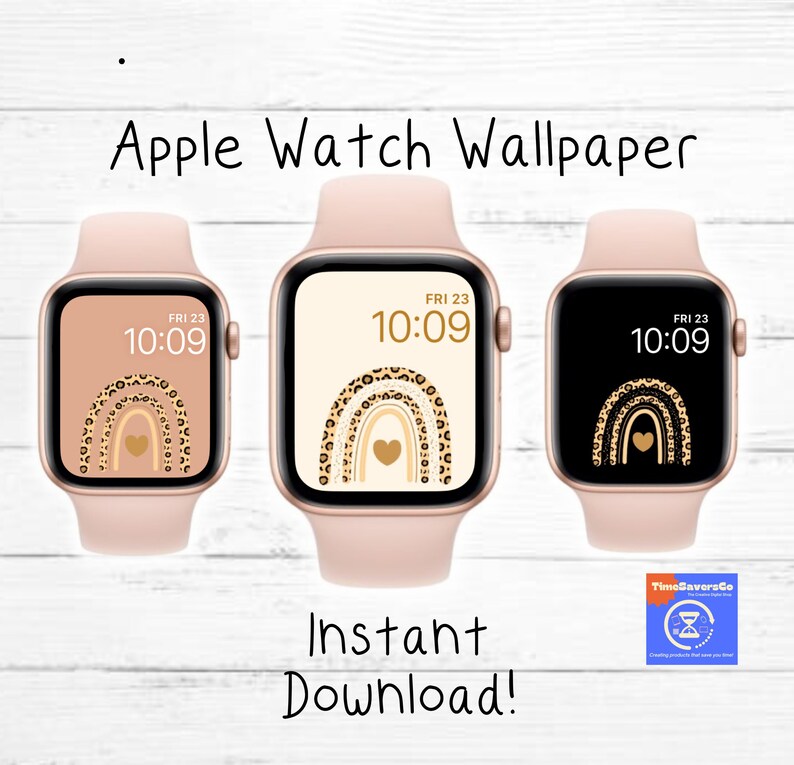 Apple Watch Wallpaper Leopard Wallpaper Apple Watch Face Etsy