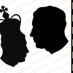 King Charles III Coronation SVG cut file pack, Silhouette King Charles svg, Cricut King Charles Third Coronation 2023 sublimation PNG