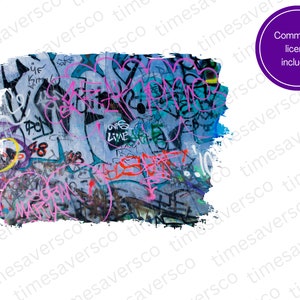 Graffiti wallBackground PNG bundle, brick wall background sublimation file, background clipart, brushstroke background bundle, Graffiti png image 3