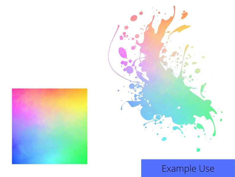 Paint Splash Canva Frame Drag and Drop Photo Canva Template Etsy UK