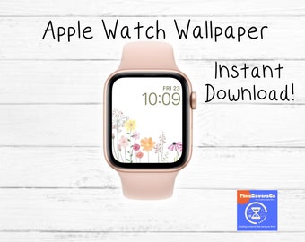 Spring Apple Watch wallpaper for Apple Watch, Summer watch background design for Apple Watch, Spring watch background for smart watch