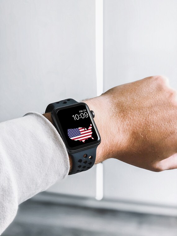 4. Juli Apple Watch Tapete Apple Watch Face Set von 6 Gesichtern Watch Background Apple Watch Face Design Proud American Wallpapers Etsy