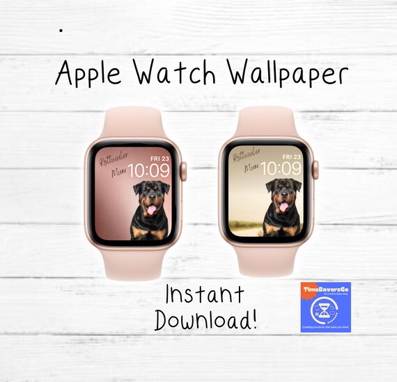 Dog Watch Wallpaper for Apple Watch Dog Mum Watch Face Apple Etsy