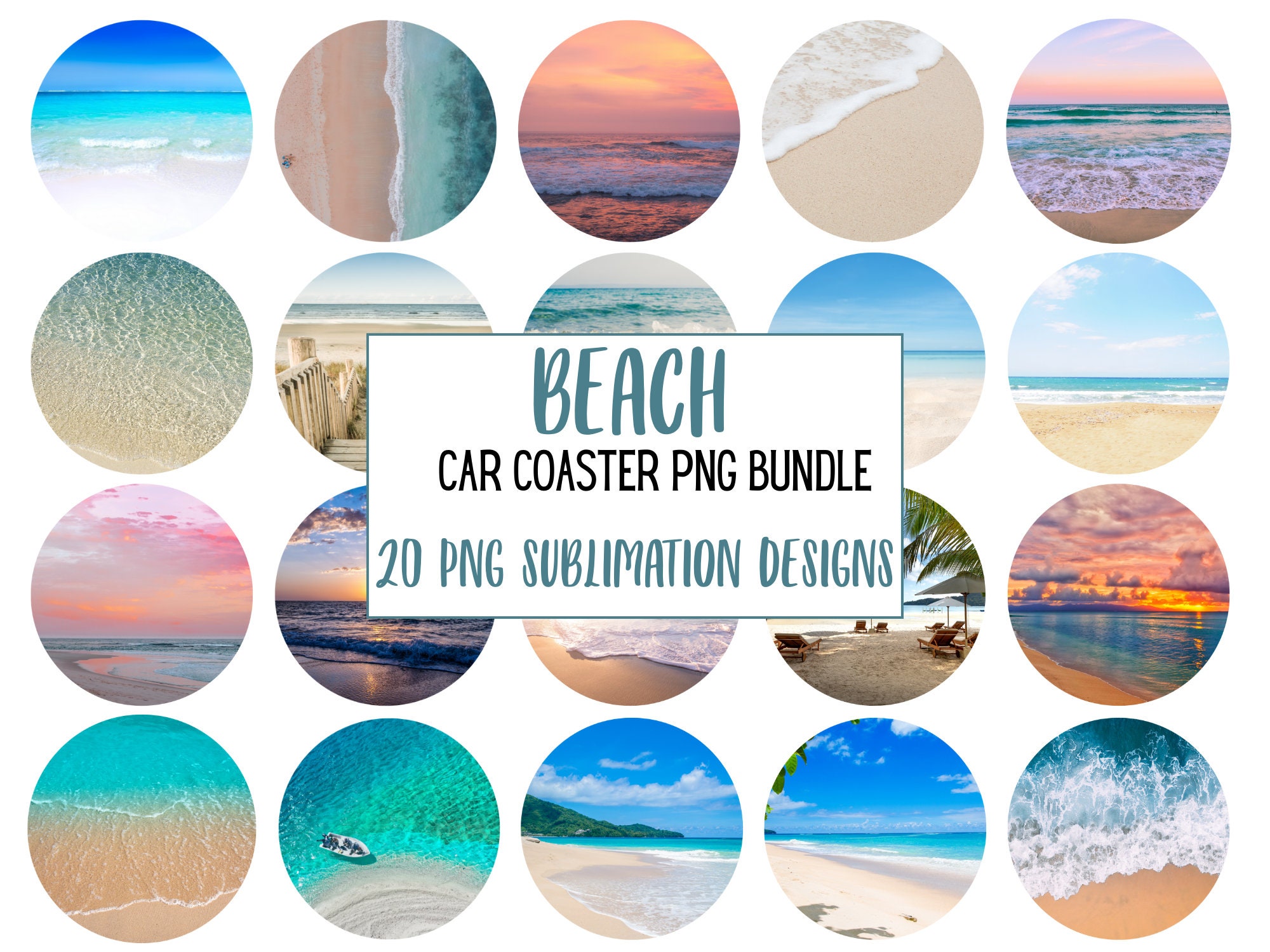 Car Coasters 2pk Click More Options — Coastal Magpie
