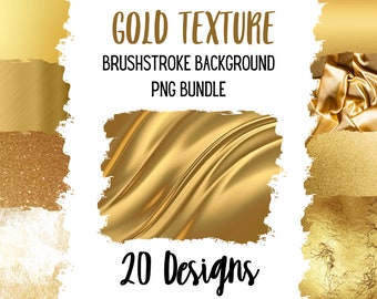 Gold background png bundle, textured effect  background sublimation file, golden brushstroke background png bundle, gold sublimate png