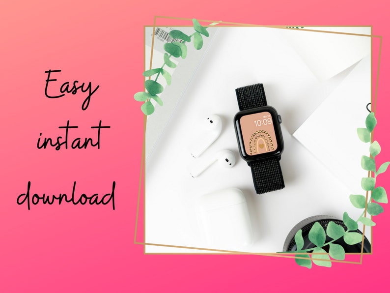 Apple Watch Wallpaper Leopard Wallpaper Apple Watch Face Etsy