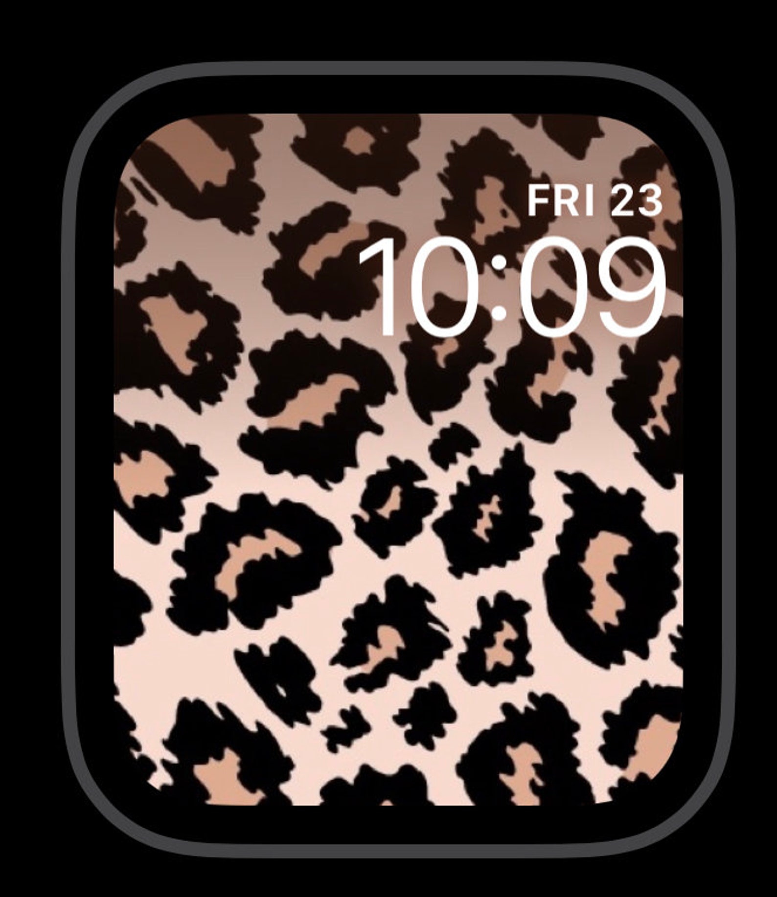 Apple Watch Wallpaper Leopard Wallpaper Apple Watch Face Etsy UK