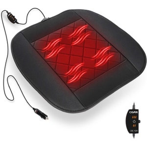 Car Heating Back & Seat Cushion Car Driver Heated Seat Cushion