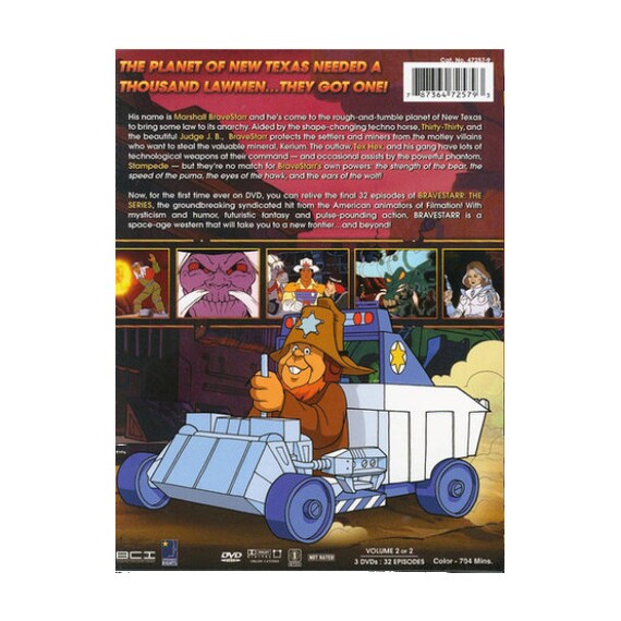 The Legend of Bravestarr - Season 1, Volume 2 DVD - Etsy