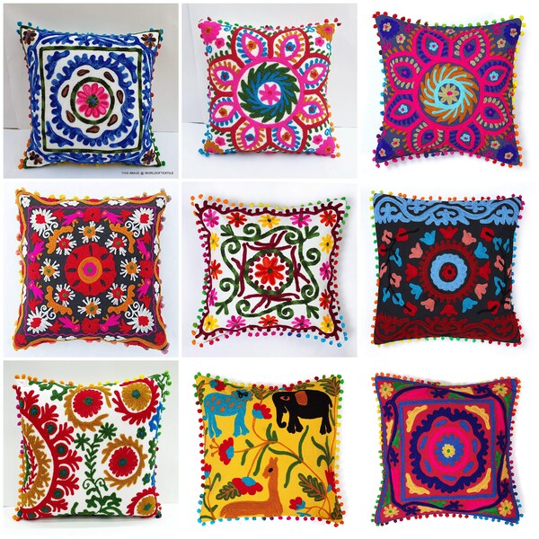 Suzani Pillows Etsy