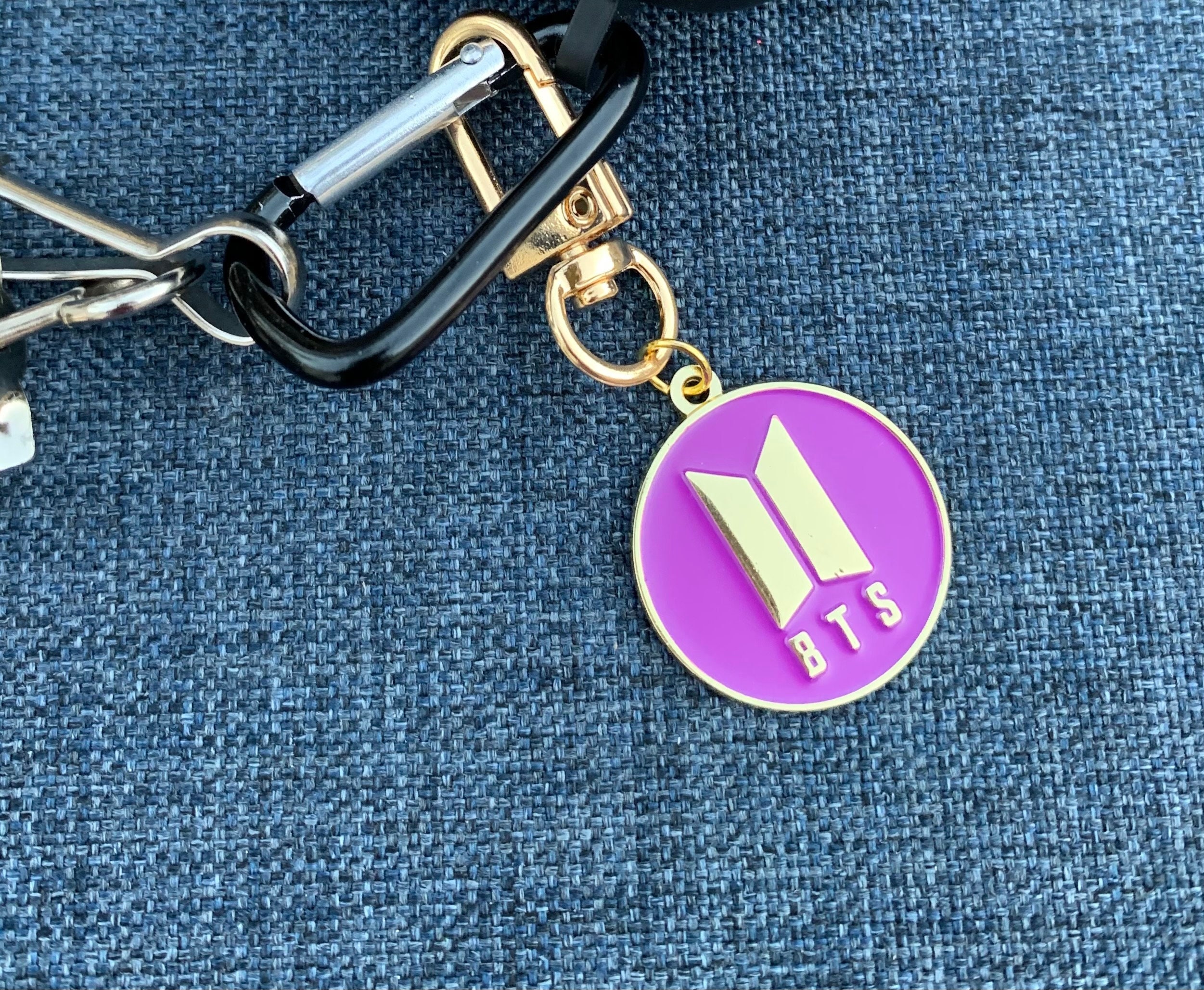 BTS Enamel Keychain Ships From US Etsy