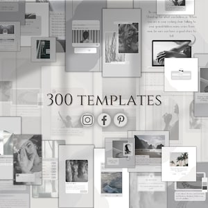Aesthetic Social Media Canva Templates | Instagram Templates Canva | Instagram Branding Templates| Instagram Marketing Canva