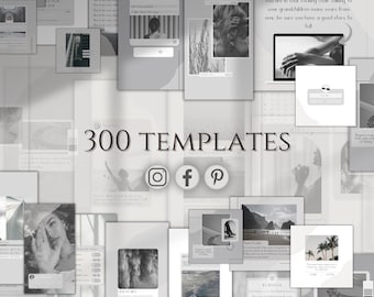 Social Media Manager Social Media Branding Kit, Marketing Post Bundle for Instagram Growth and Business