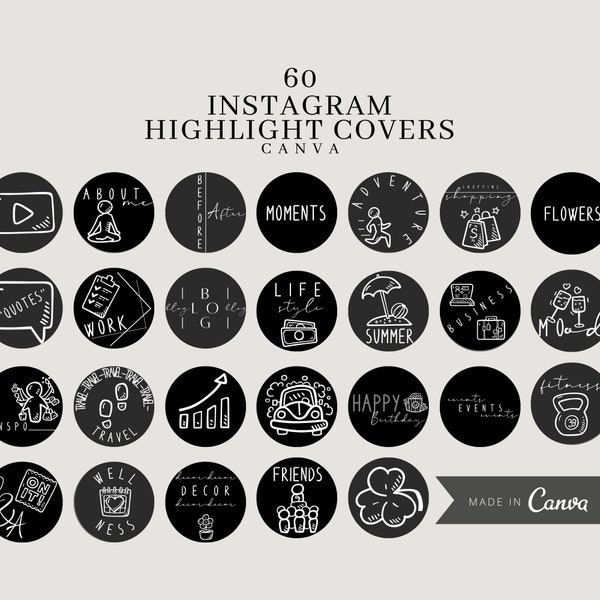 Instagram Story Highlight Icons - Etsy
