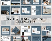 Blue Instagram Marketing Templates: Small Business Kit (CANVA)