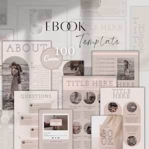 Minimalistische e-boek Canva-sjabloon | Werkmapsjabloon | DIY Canva-sjabloon | Controlelijst | Blozen poeder roze werkmap Canva-sjabloon | E-boek DIY