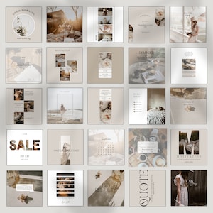 Social Media Manager Beige Minimalist Instagram Story Templates Social ...