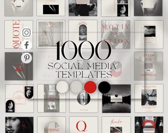 Canva Social Media Templates | Instagram Post & Story Branding Kit (Digital Download)