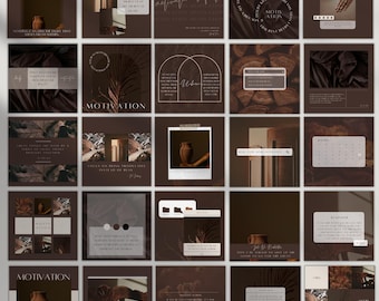 Instagram-sjablonen: Canva-brandingkit voor sociale media (digitale download)