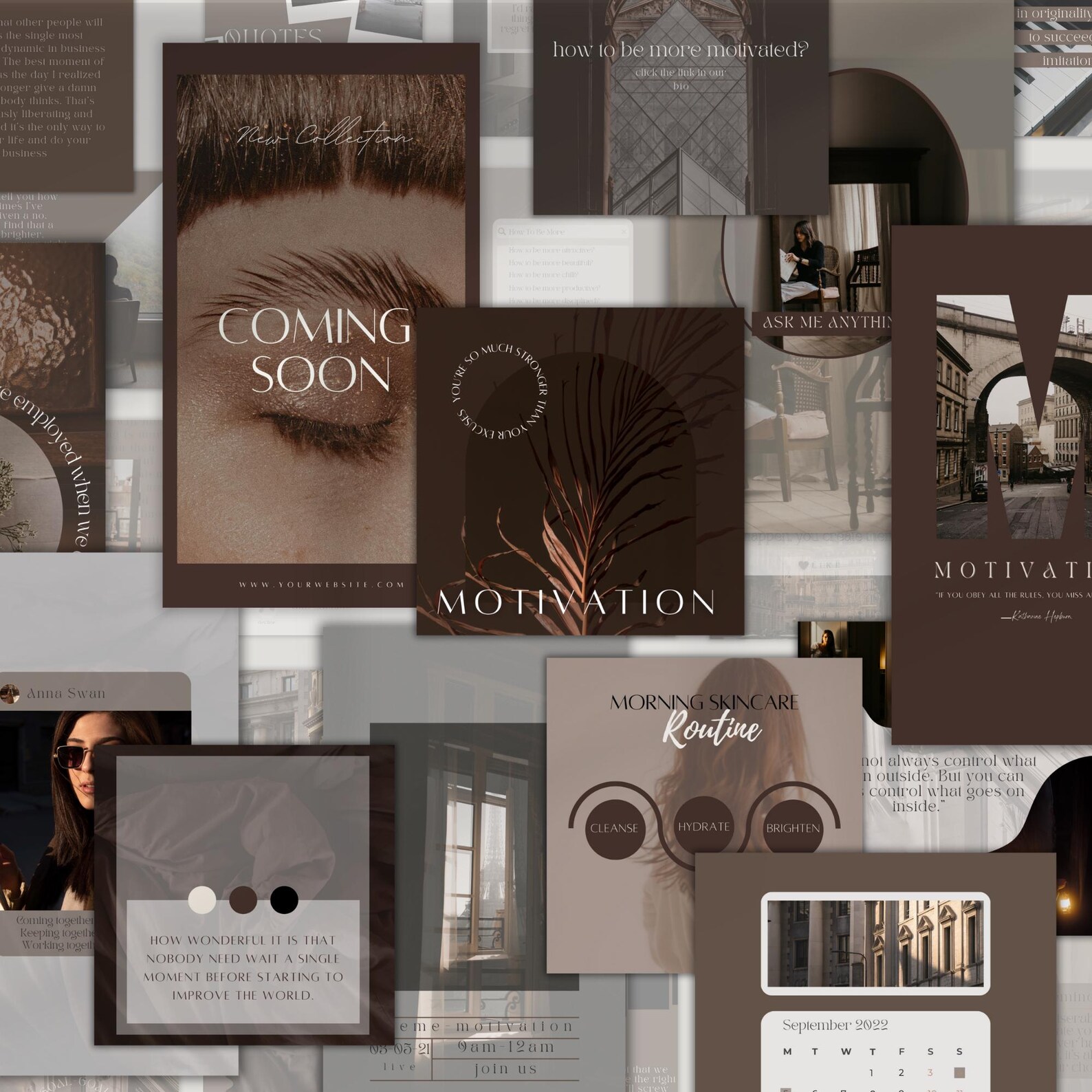 3000+ Canva Social Media Templates | Instagram Post & Story Bundle for ...