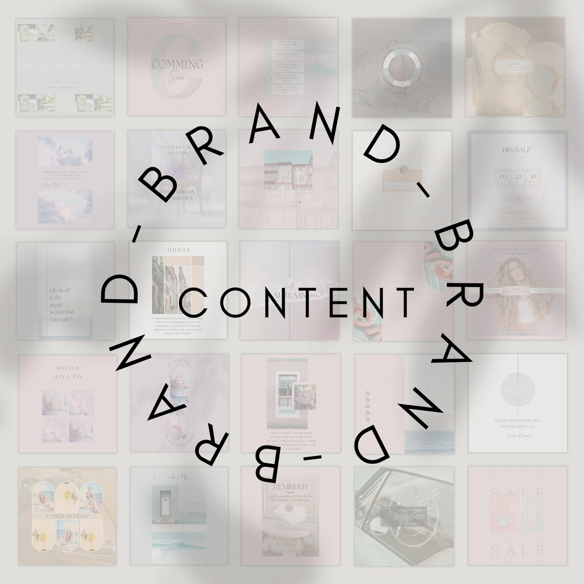 1000 Instagram Post & Story Templates: Business Blogger Canva (CANVA ...