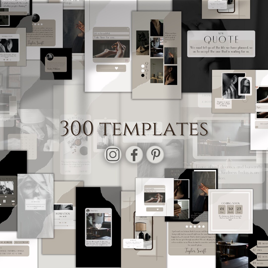 Canva Social Media Templates | Instagram Template Bundle | Instagram ...