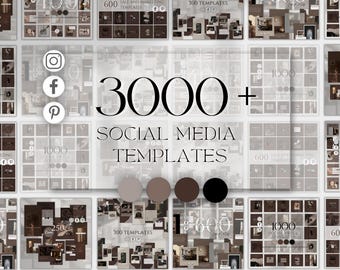 3000+ Social Media Story Templates for Bloggers, Businesses (Canva Bundle)