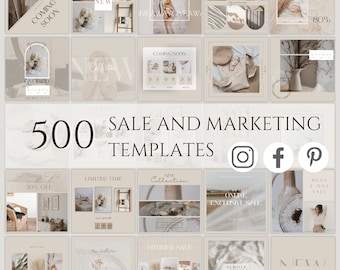 500 mallar för sociala medier: Instagram-butiksinlägg för Canva (CANVA)