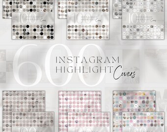 Portadas para historias destacadas de Instagram: Plantillas editables de Canva (CANVA)