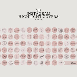 90 Dusty Rose Instagram Highlight Covers Beauty Instagram Story Cover ...