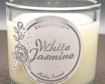 White Jasmine scented Candle - Effortlessly Elegant