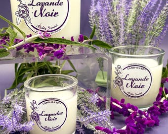 Lavande Noir Scented Candle
