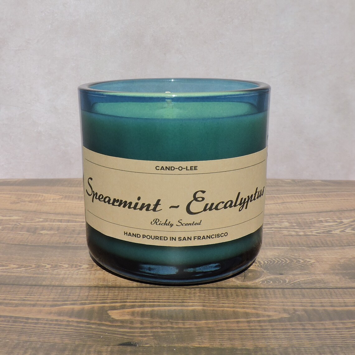 CANDOLEE SpearmintEucalyptus Richly Scented Candle Etsy