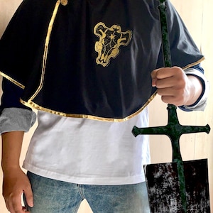 Asta Black Bulls Squad-gewaad, Black Clover-kostuum cosplay