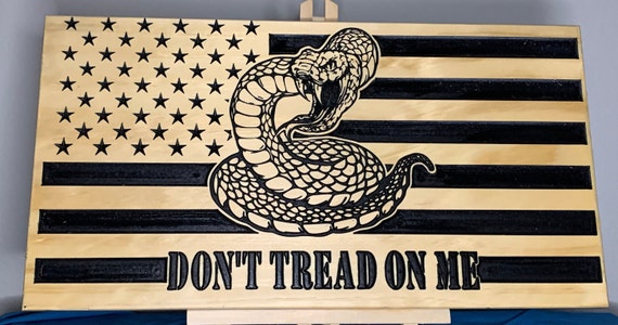 Veteran made Don't Tread on Me Flag