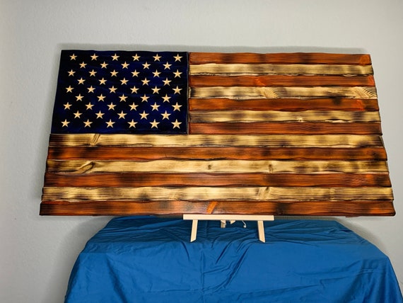 Handmade Distressed American Flag