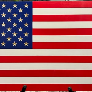 Veteran handmade Traditional American Flag