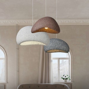 Wabi-Sabi Chandelier, Modern Pendant Lights, Minimalist Hanging Lamp, Nordic Ceiling Light, Unique Design Lamp, Wabi sabi Light Fixture