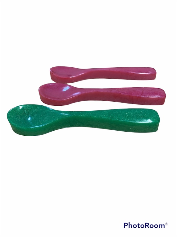 Reptile Feeding Spoons (Resin) - 2 for 6.99 (Dishwasher Safe!) (Please Read Full Item Description)