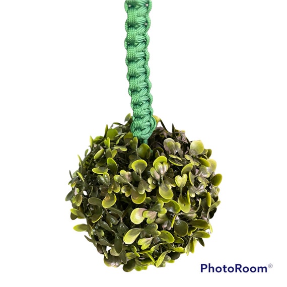 Wrecking Ball Artificial Greenery Paracord Toy (Large)