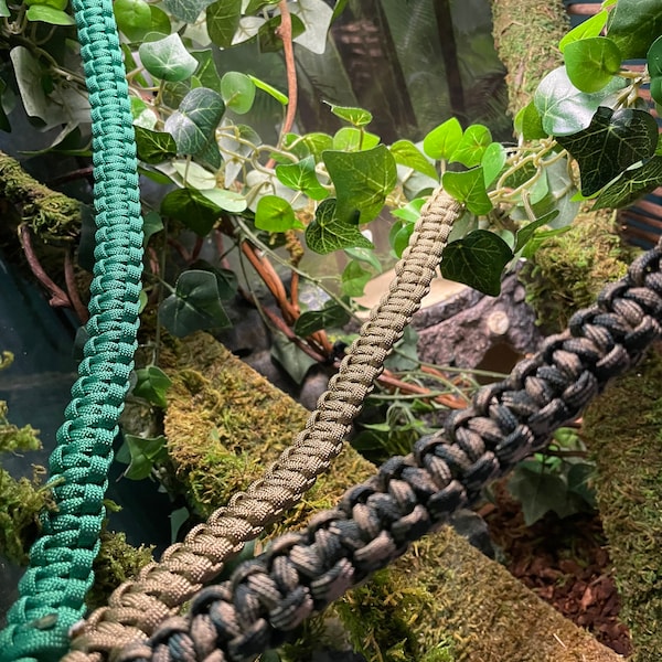 Tri-Way Highway Multi-Directional Reptile Paracord Vine and Bridge (Includes Suction Cups)
