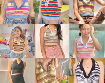 Natalie Halter Top Pattern - Crochet Pattern