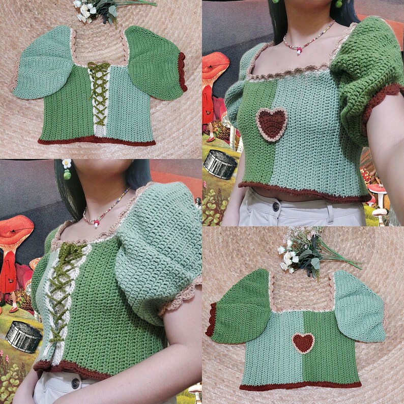 Princess Top Pattern - Crochet Top Pattern - Etsy