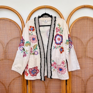 India jacket with embroidery